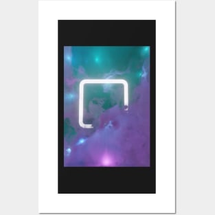 PlayStation Nebula Art - Square Posters and Art